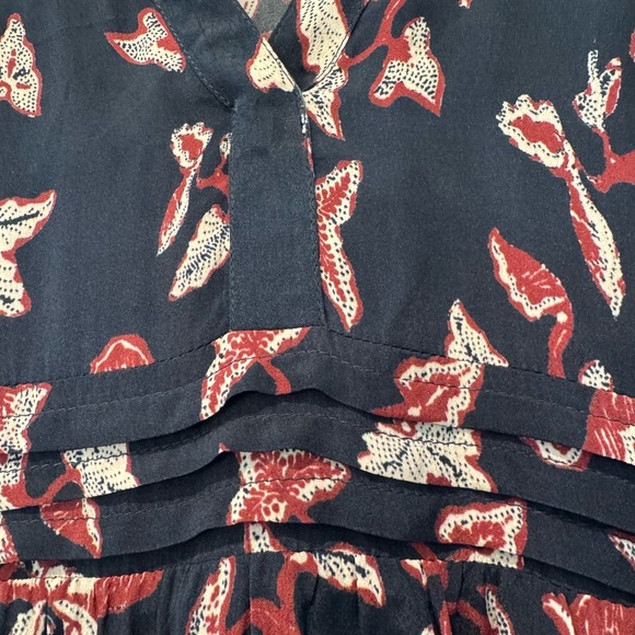 ba&sh Floral Patterned Tiered "Lady Dress" Floral Lined / medium - Picture 7 of 16